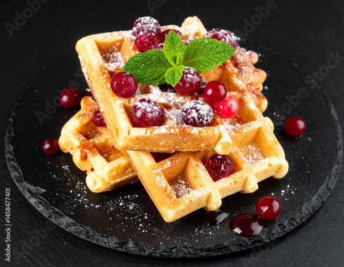 Obraz na płótnie Waffeln w salonie