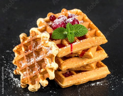 Obraz na płótnie Waffeln w salonie