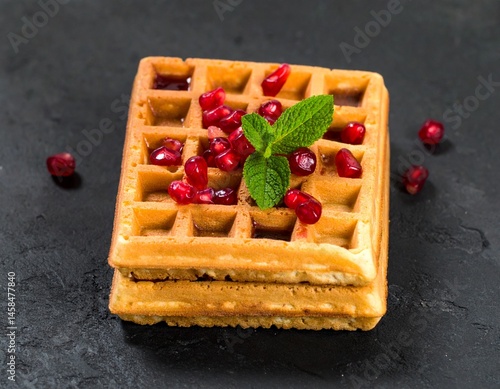 Obraz na płótnie Waffeln w salonie