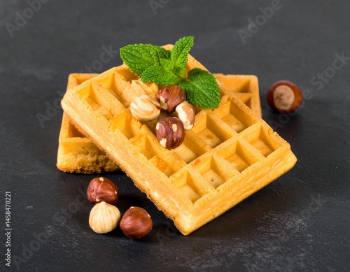 Obraz na płótnie Waffeln w salonie