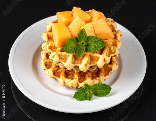 Obraz na płótnie Waffeln w salonie