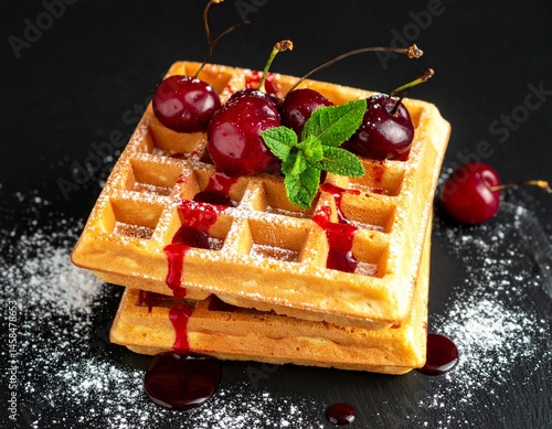 Obraz na płótnie Waffeln w salonie