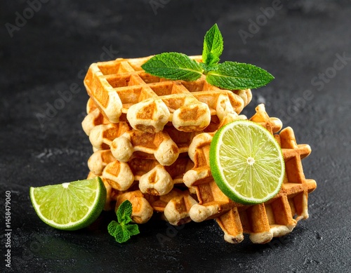 Obraz na płótnie Waffeln w salonie