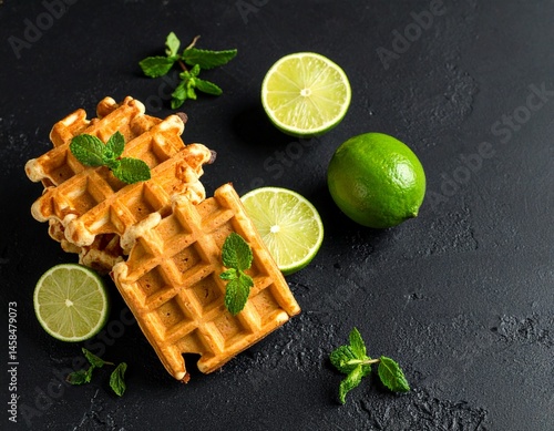 Obraz na płótnie Waffeln w salonie