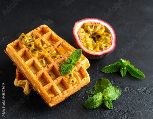 Obraz na płótnie Waffeln w salonie