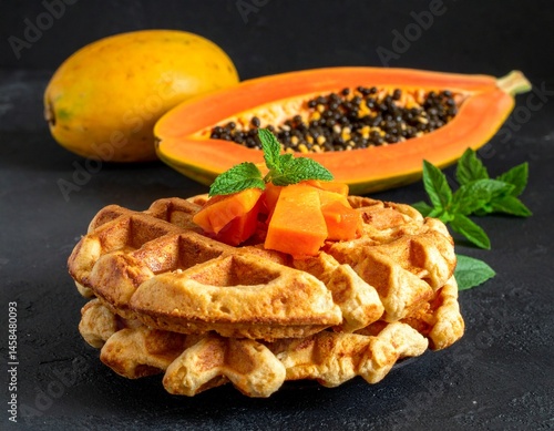 Obraz na płótnie Waffeln w salonie