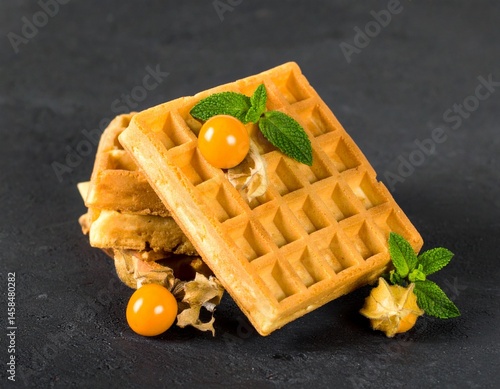 Obraz na płótnie Waffeln w salonie