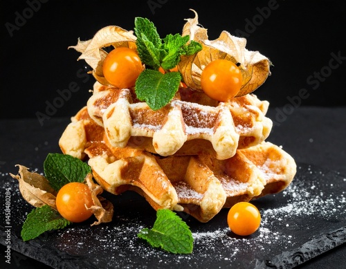 Obraz na płótnie Waffeln w salonie