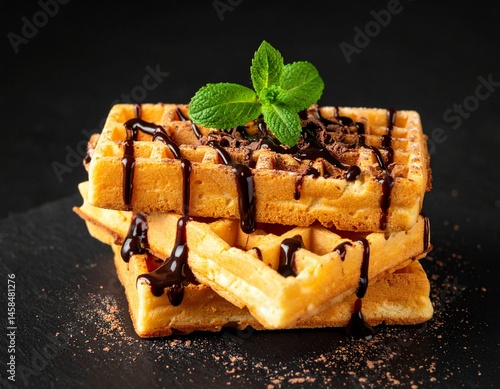 Obraz na płótnie Waffeln w salonie