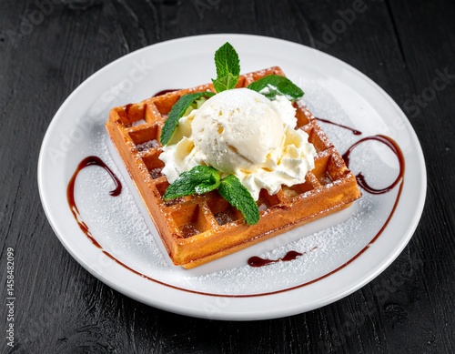 Obraz na płótnie Waffeln w salonie