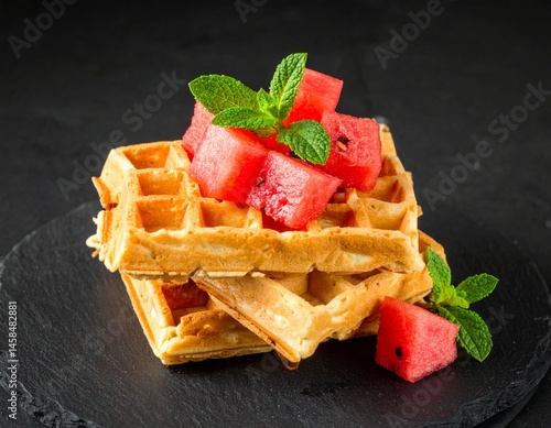 Obraz na płótnie Waffeln w salonie