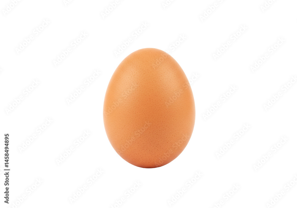 Individual Brown Egg Isolated Natural Food Cooking Baking Individual Brown Egg Isolated Natural Food Cooking Baking