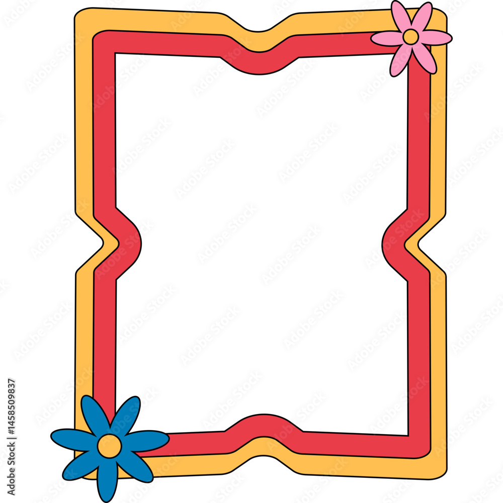 Obraz premium Retro Frame Border 