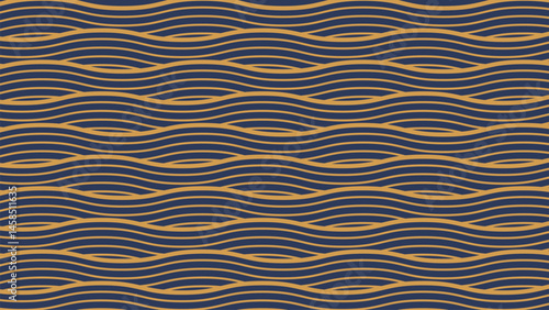 Geometric Waves Seamless Pattern. For Background, Wallpaper, Packaging, Presentation, Textile and other purposes. Sleek, Luxury, Simple and Modern Vibrant