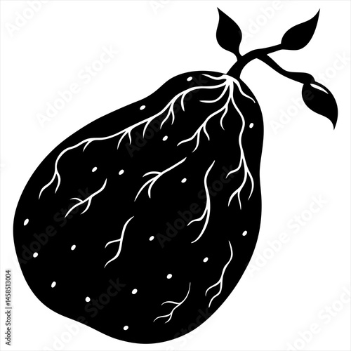 Vector illustration of a mashed potato