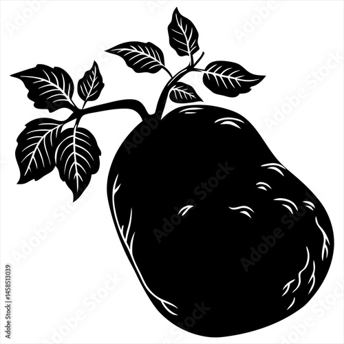 Vector illustration of a mashed potato