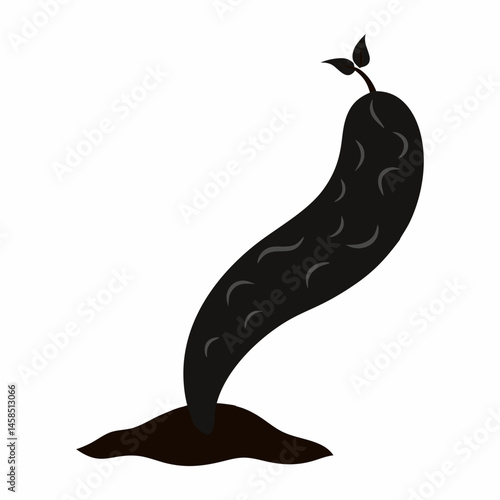 Vector illustration of a mashed potato