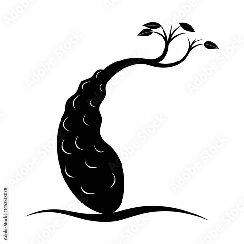 Vector illustration of a mashed potato