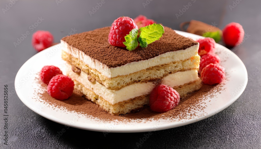 cheesecake with raspberries on a plate cheesecake with raspberries on a plate