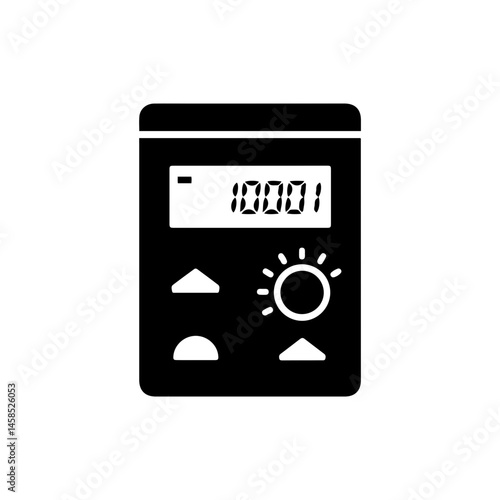Light Meter Device Display Black Filled Icon