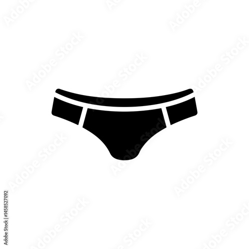 Belly Band Support Icon in Flat Style for Maternity and Postpartum Care