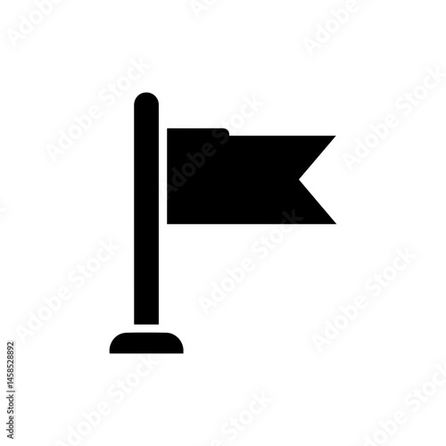 Flag Marker Task Priority Minimal Black Icon