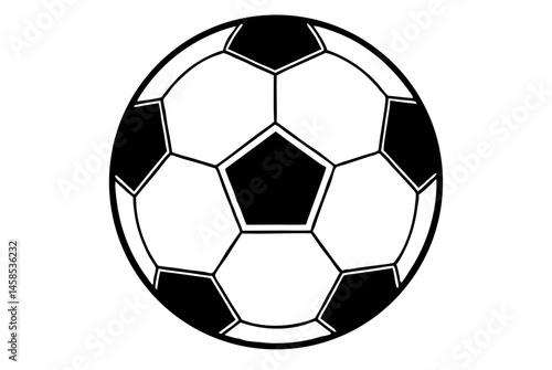 soccer ball vector silhouette