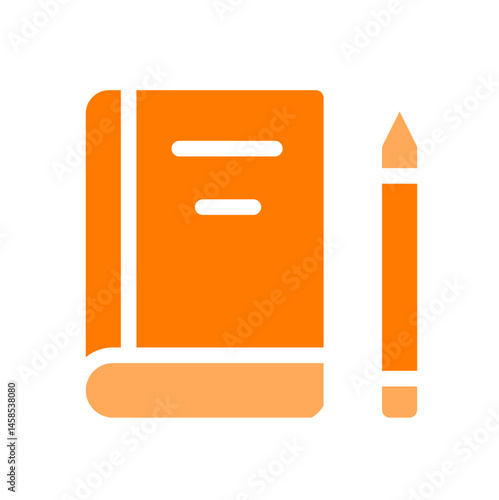 book and pencil