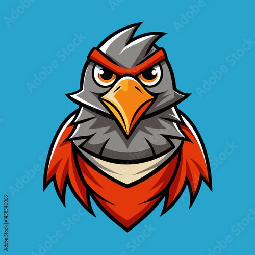 sleek design hawk vector 
