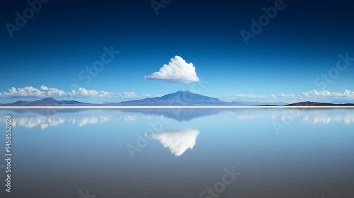 Majestic Salar de Uyuni reflections of clouds and the Andes Mountains