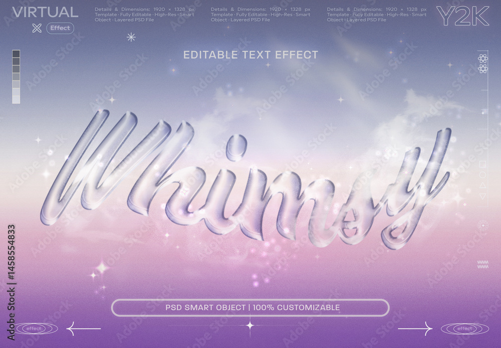 Whimsy Text Whimsy Transparent Text Effect Stock Template | Adobe Stock