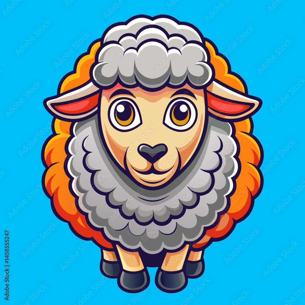 sleek design sheep vector sleek design sheep vector