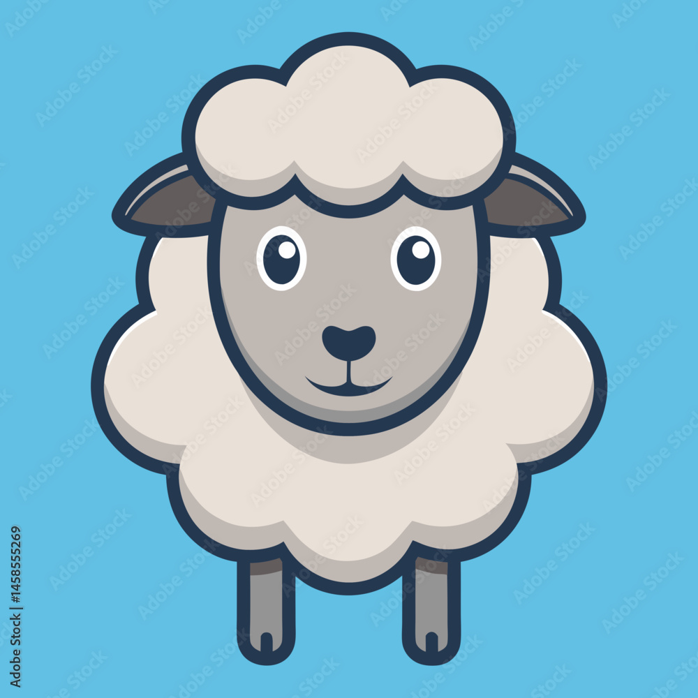 sleek design sheep vector sleek design sheep vector