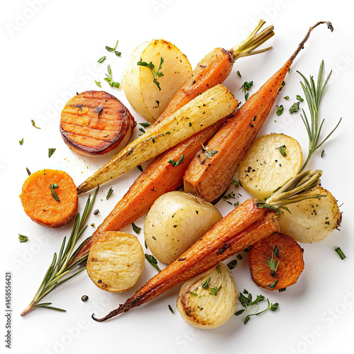 fresh vegetables on a wooden background