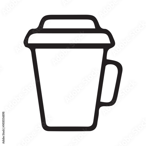 a disposable coffee cup icon