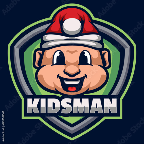 Kids Man Mascot Logo