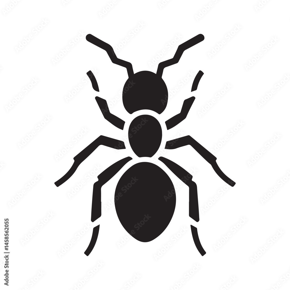 ant vector silhouette clip art logo illustration ant vector silhouette clip art logo illustration