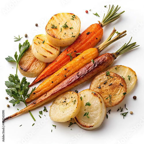 baked potatoes with vegetables