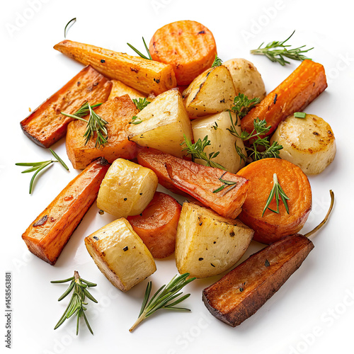 baked potatoes with vegetables