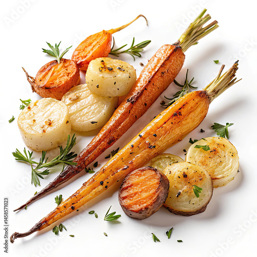 baked potatoes with vegetables