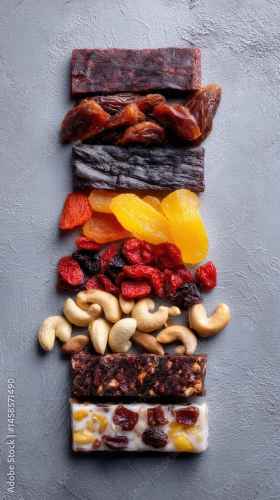 Healthy Snack Bars and Dried Fruits for Nutritious Eating Options