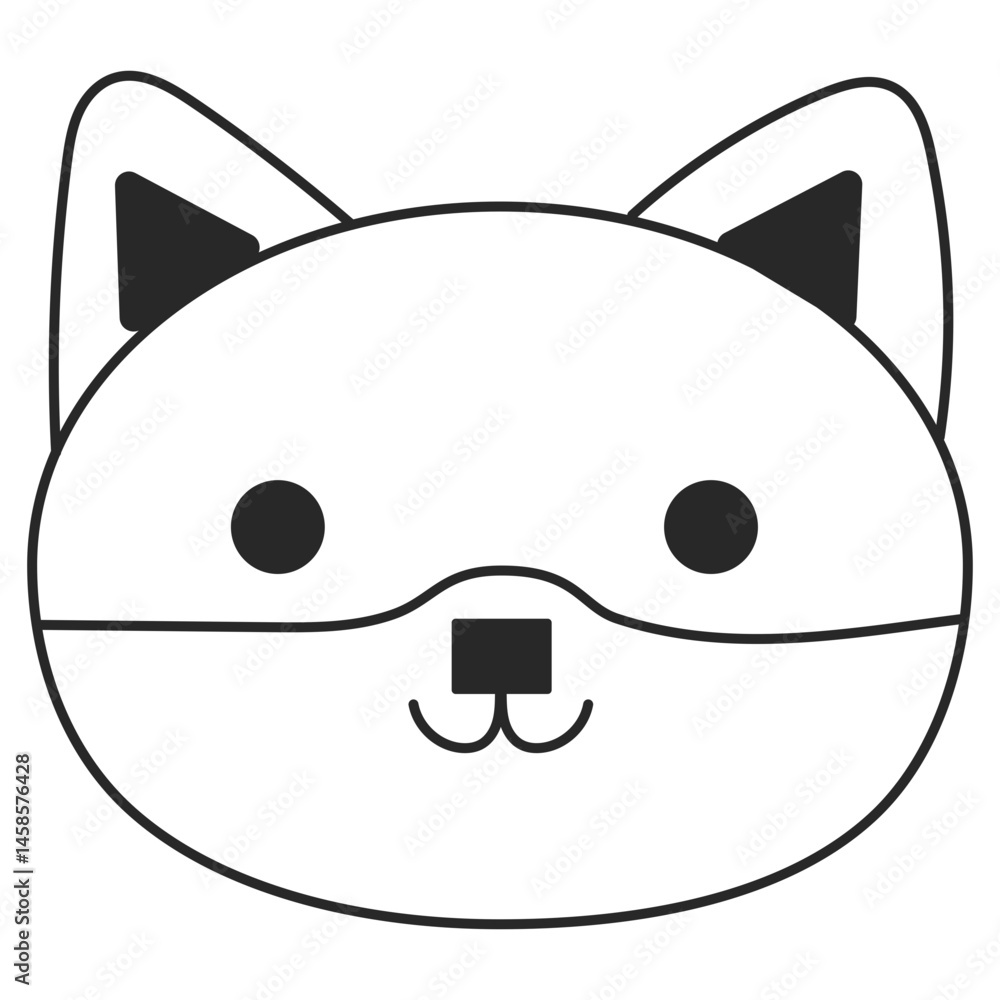 Animal Face Line Animal Face Line