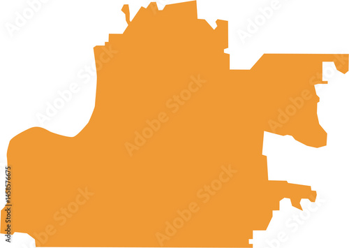 Obraz na płótnie freehand drawing of Memphis city map. w salonie