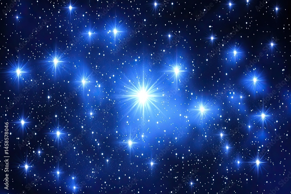 Cosmic star cluster in deep space Cosmic star cluster in deep space