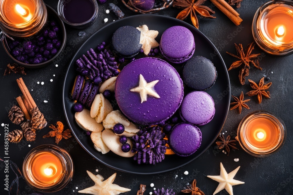 Dark & enchanting dessert display Dark & enchanting dessert display
