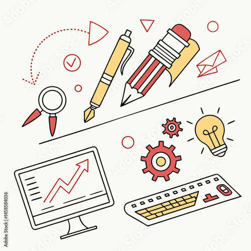 cut out, icon set, art, computer graphic, illustration, symbol, vector, icon symbol, curve, horizontal, outline, design element, modern, technology, circle, design, digitally generated image, sign, wo