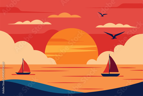 boat on the sea