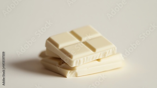Solid vanilla white matte surface background