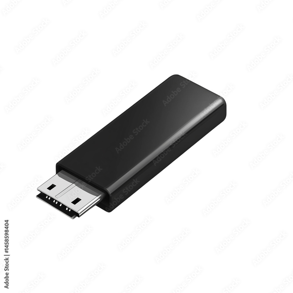 USB flash drive isolated on transparent background USB flash drive isolated on transparent background