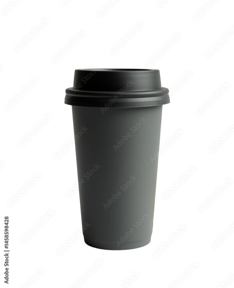 Thermo mug mockup on transparent PNG background. Generated by AI. Thermo mug mockup on transparent PNG background. Generated by AI.